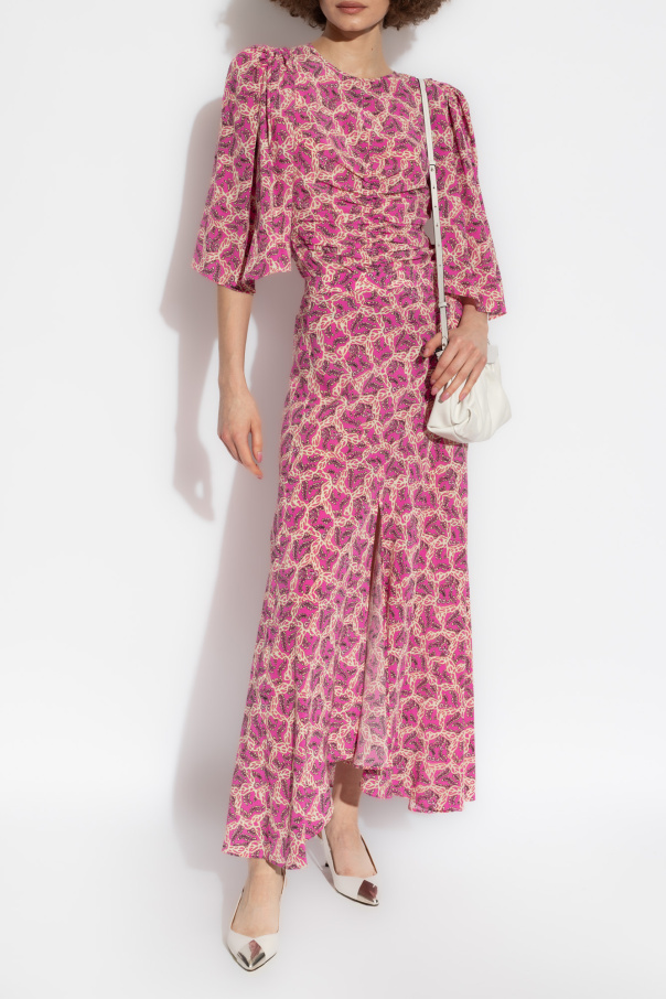 【関税込み】Isabel Marant ピンク Vikira ジーンズ Fibby sheer leggings in pink - Isabel Marant | Mytheresa
